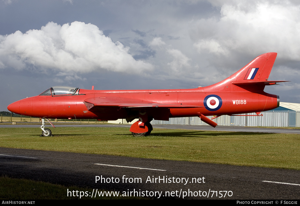 Aircraft Photo of G-BZPC / WB188 | Hawker Hunter GA11 | UK - Air Force | AirHistory.net #71570