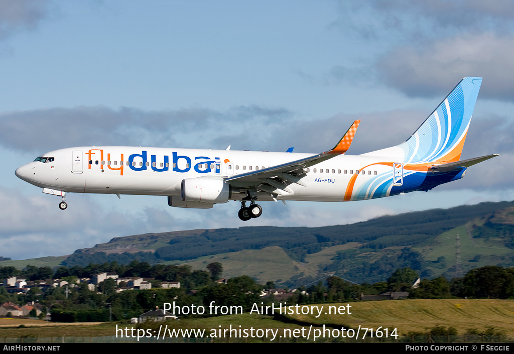 Aircraft Photo of A6-FDU | Boeing 737-8KN | Flydubai | AirHistory.net #71614