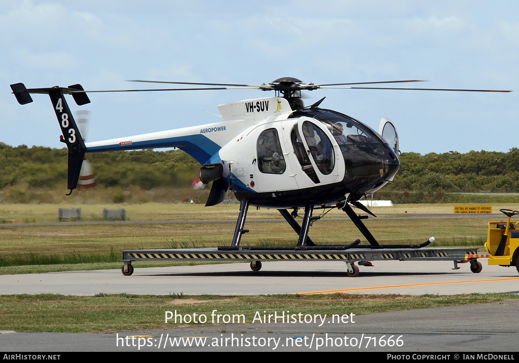 Aircraft Photo of VH-SUV | McDonnell Douglas MD-500E (369E) | AirHistory.net #71666