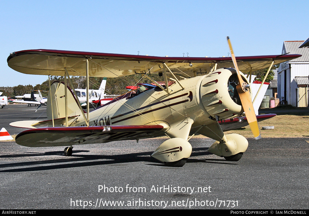 Aircraft Photo of VH-YOW | Waco YMF | AirHistory.net #71731