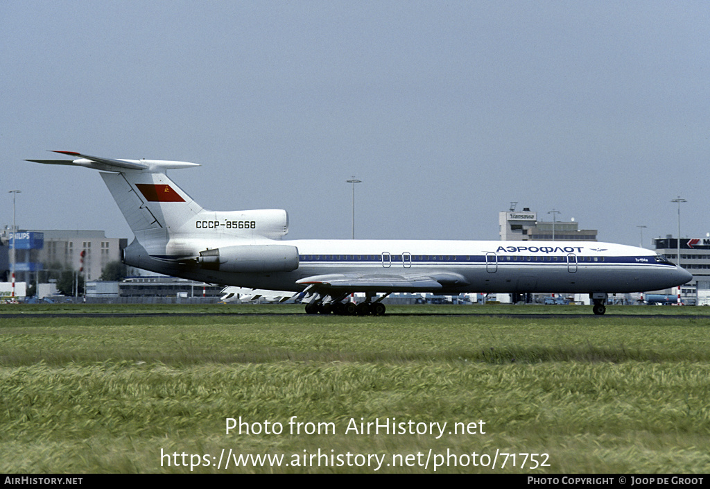 Aircraft Photo of CCCP-85668 | Tupolev Tu-154M | Aeroflot | AirHistory.net #71752