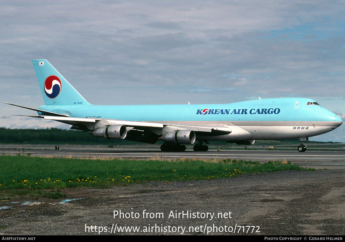 Aircraft Photo of HL7459 | Boeing 747-2B5F/SCD | Korean Air Cargo | AirHistory.net #71772