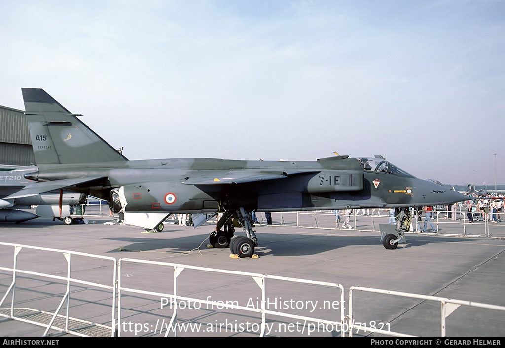 Aircraft Photo of A15 | Sepecat Jaguar A | France - Air Force | AirHistory.net #71821