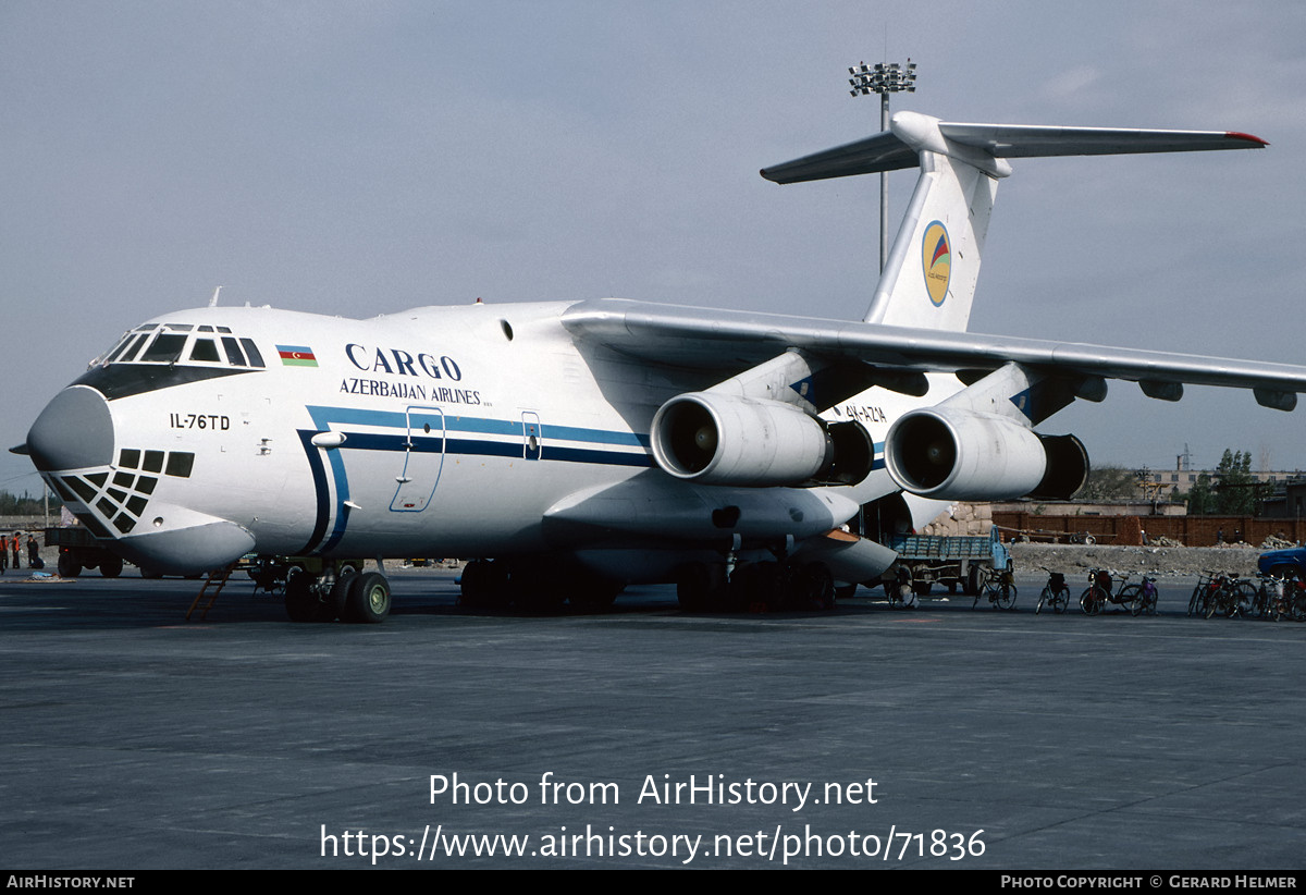 Aircraft Photo of 4K-AZ14 | Ilyushin Il-76TD | Azerbaijan Airlines - AZAL - AHY Cargo | AirHistory.net #71836