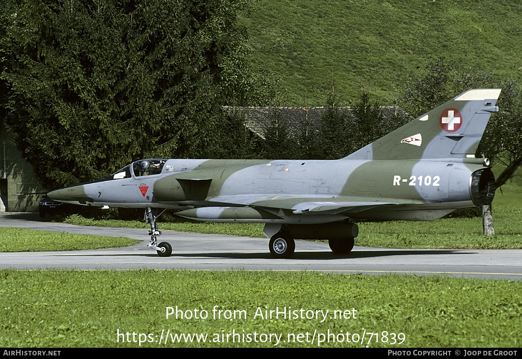 Aircraft Photo of R-2102 | Dassault Mirage IIIRS | Switzerland - Air Force | AirHistory.net #71839