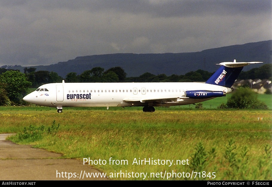 Aircraft Photo of G-AVMT | BAC 111-510ED One-Eleven | Euroscot Express | AirHistory.net #71845