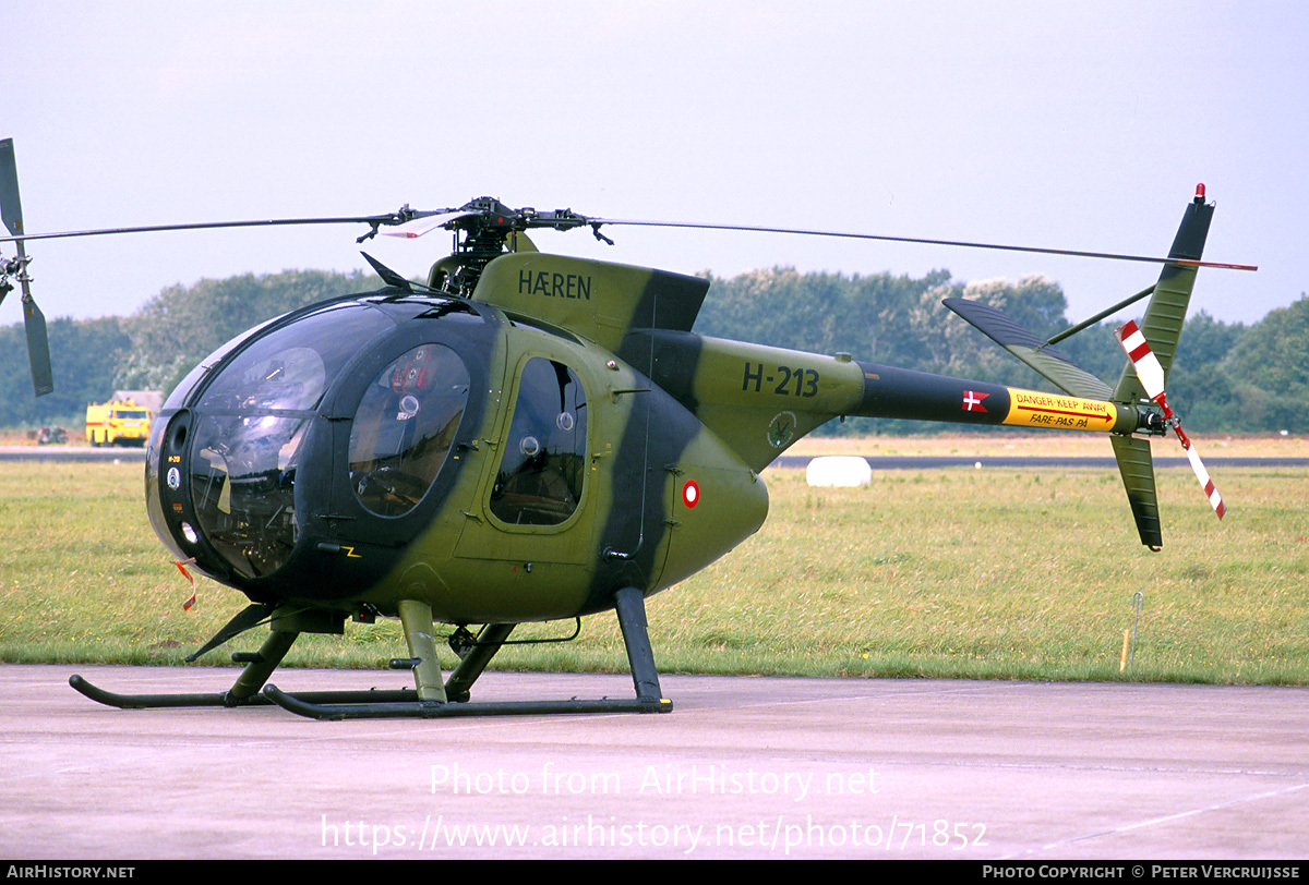 Aircraft Photo of H-213 | Hughes 500M (369HM) | Denmark - Army | AirHistory.net #71852