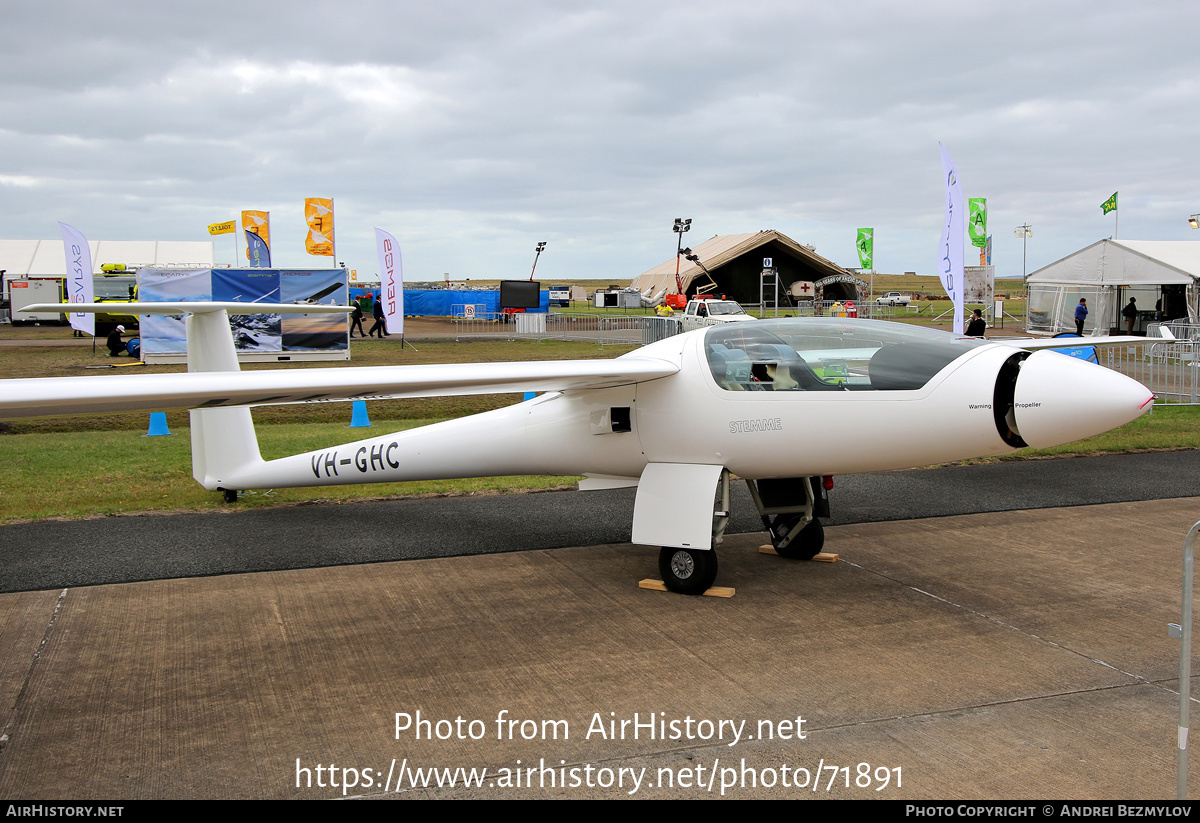 Aircraft Photo of VH-GHC | Stemme S-10VT | AirHistory.net #71891