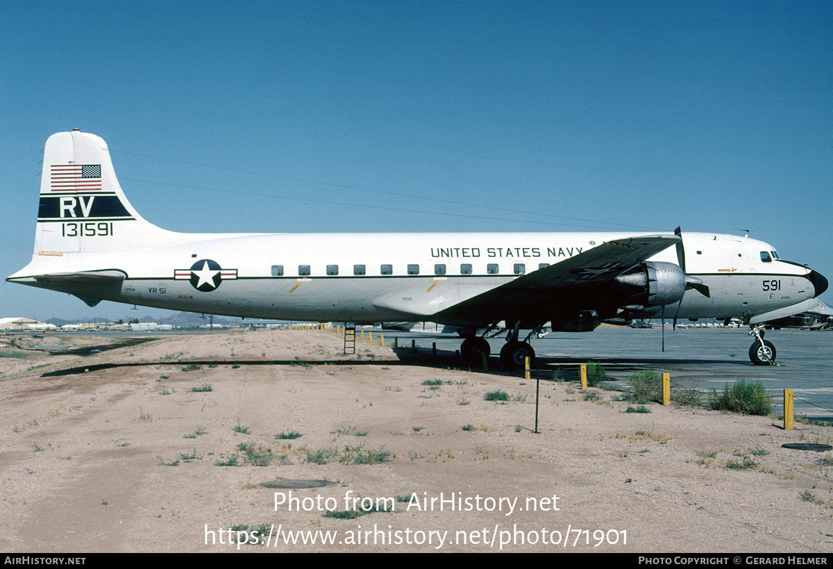 Aircraft Photo of 131591 | Douglas C-118B Liftmaster | USA - Navy | AirHistory.net #71901