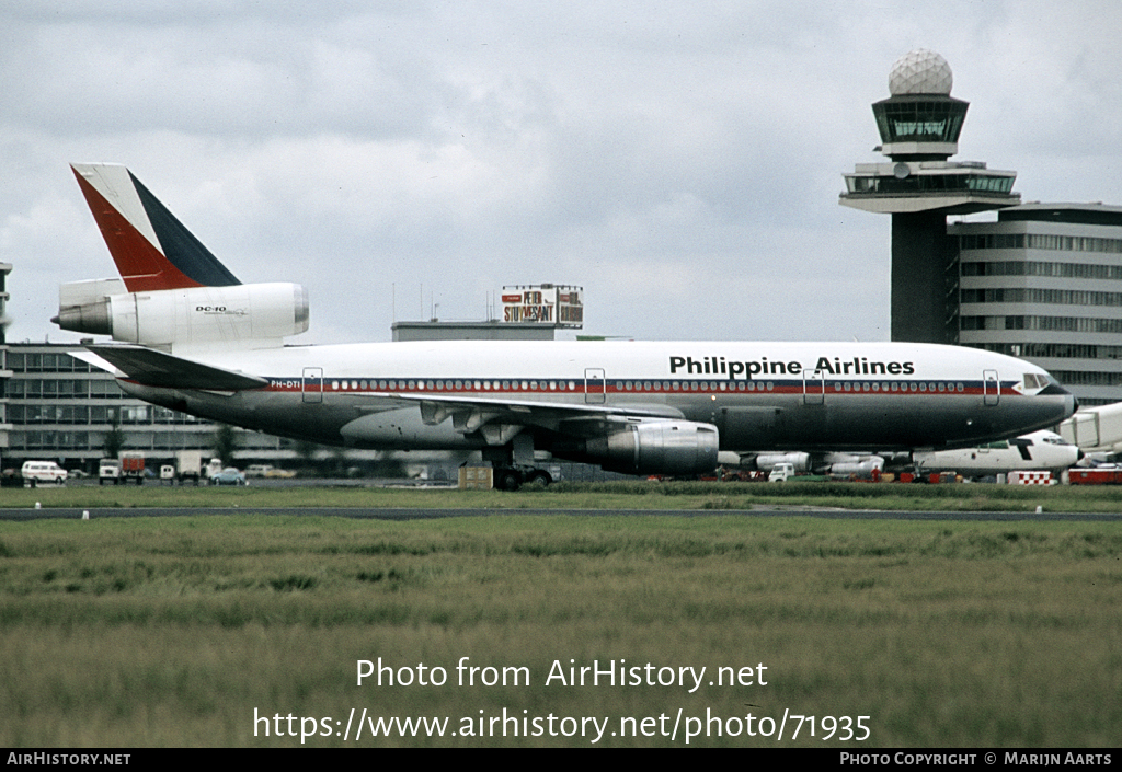 Aircraft Photo of PH-DTI | McDonnell Douglas DC-10-30 | Philippine Airlines | AirHistory.net #71935
