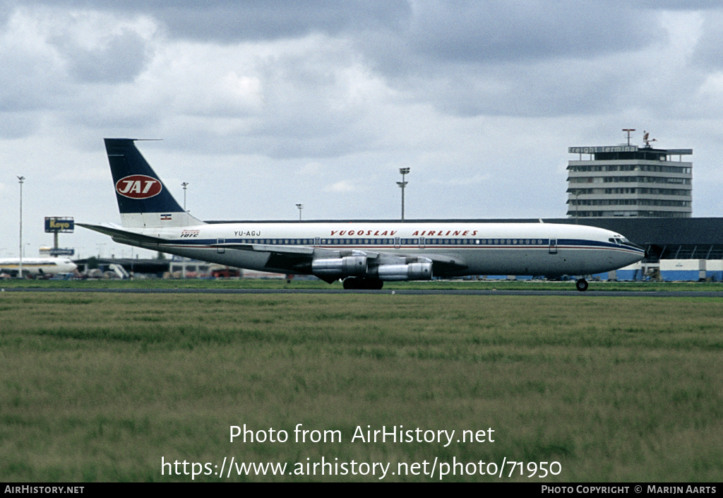 Aircraft Photo of YU-AGJ | Boeing 707-351C | JAT Yugoslav Airlines - Jugoslovenski Aerotransport | AirHistory.net #71950