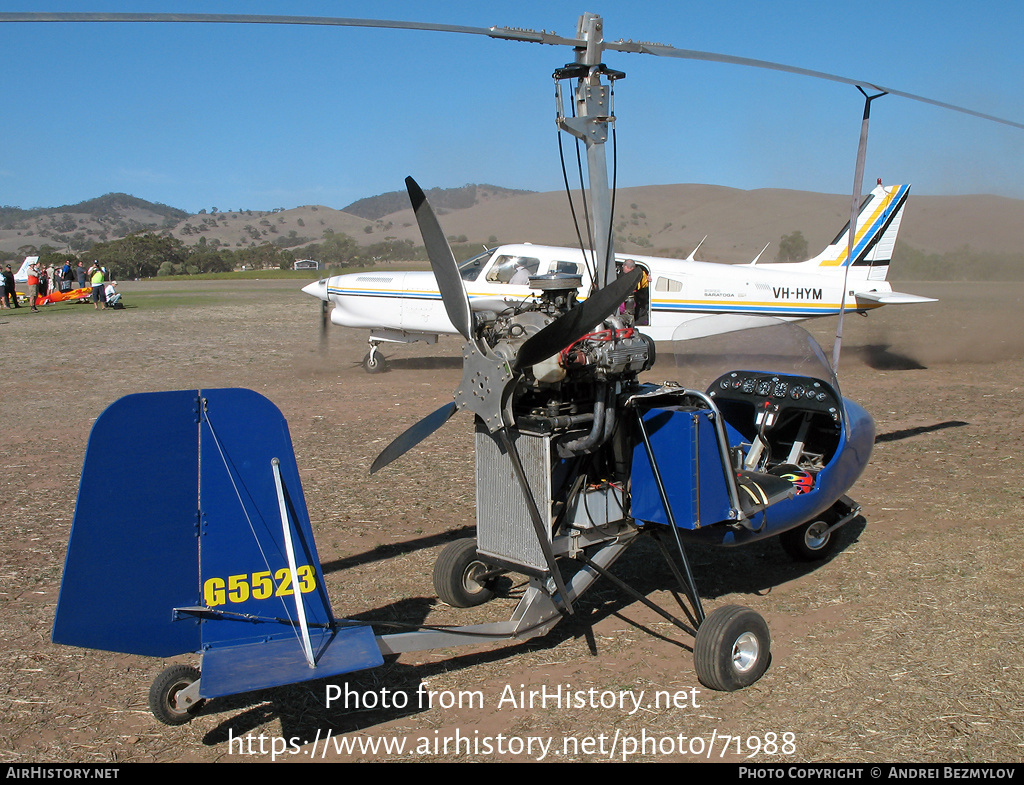Aircraft Photo of G-5523 | Peter Green Gyrocopter | AirHistory.net #71988