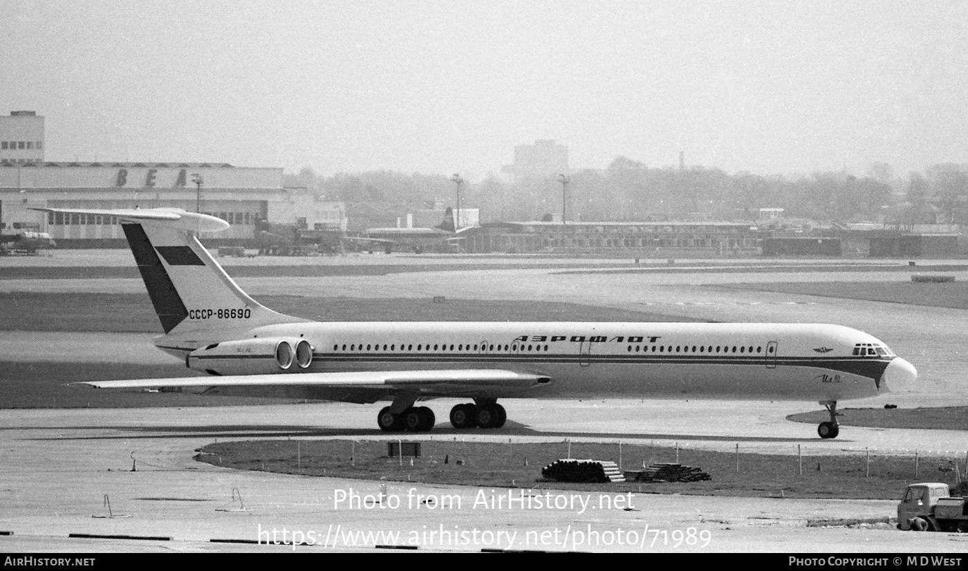 Aircraft Photo of CCCP-86690 | Ilyushin Il-62 | Aeroflot | AirHistory.net #71989