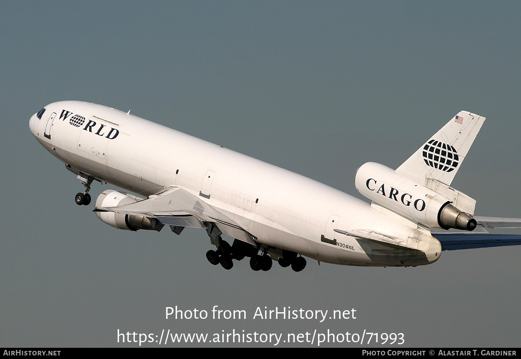 Aircraft Photo of N304WL | McDonnell Douglas DC-10-30(F) | World Airways Cargo | AirHistory.net #71993