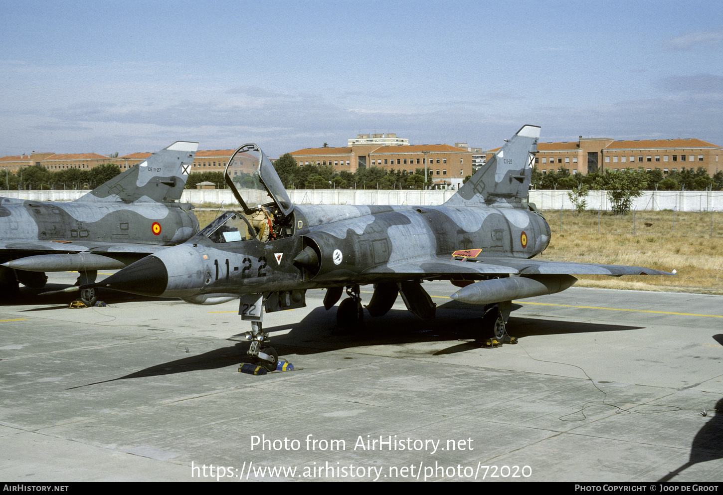 Aircraft Photo of C11-22 / 11-22 | Dassault Mirage IIIEE | Spain - Air Force | AirHistory.net #72020