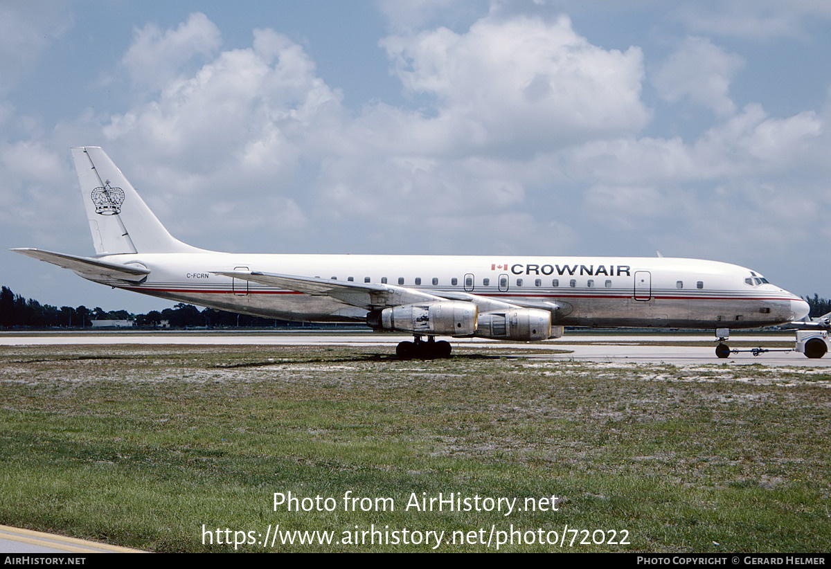 Aircraft Photo of C-FCRN | Douglas DC-8-52 | CrownAir | AirHistory.net #72022