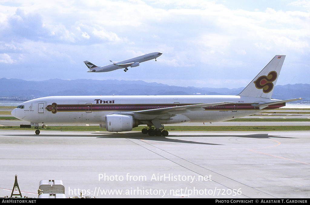 Aircraft Photo of HS-TJC | Boeing 777-2D7 | Thai Airways International | AirHistory.net #72056