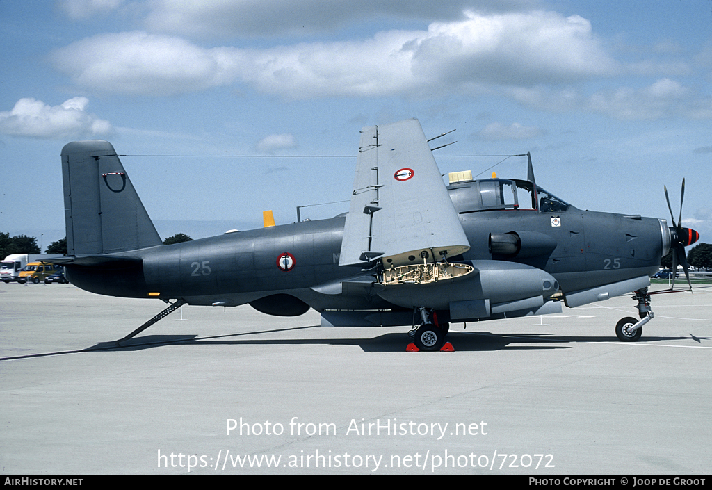 Aircraft Photo of 25 | Bréguet 1050 Alizé | France - Navy | AirHistory.net #72072