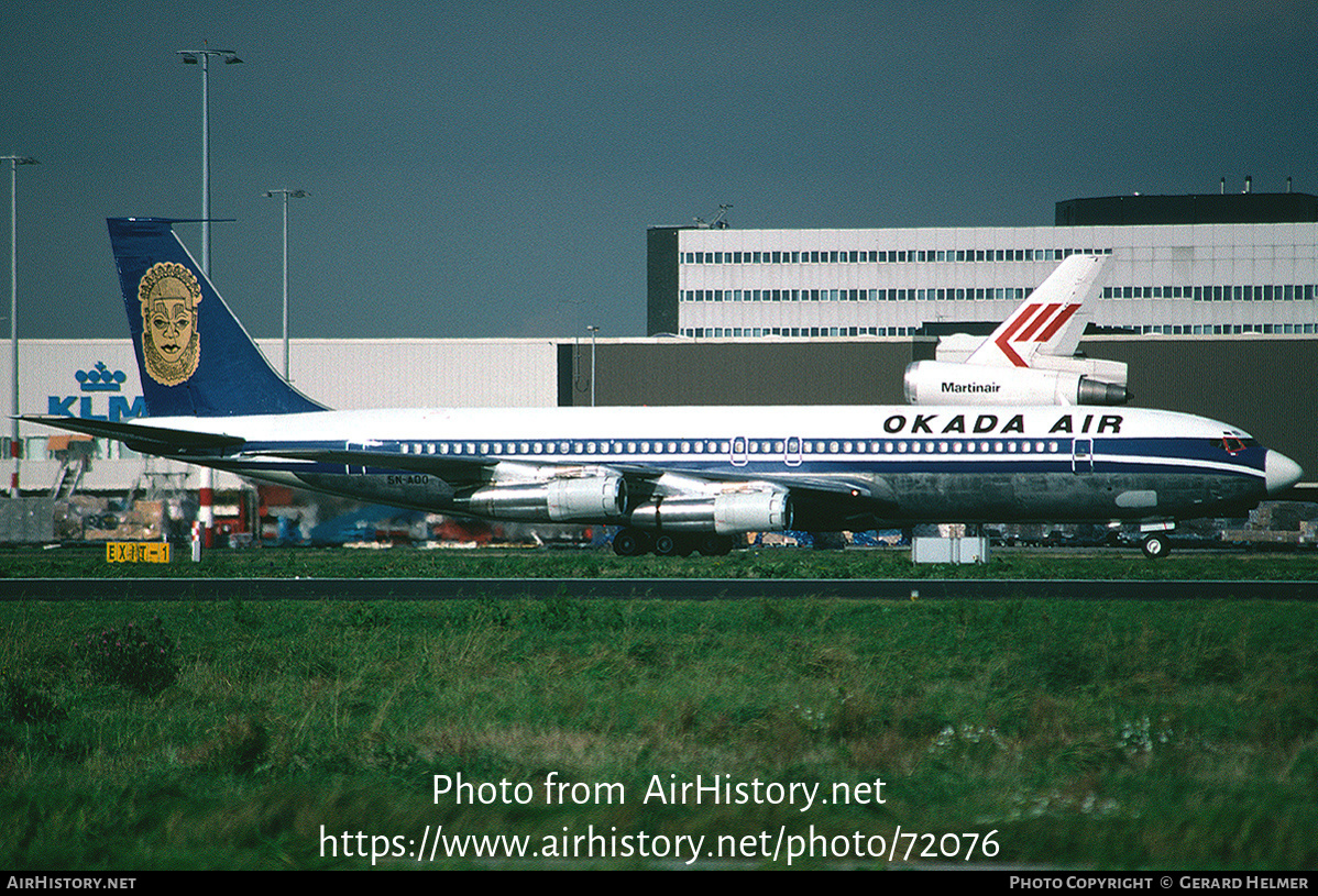 Aircraft Photo of 5N-AOQ | Boeing 707-355C | Okada Air | AirHistory.net #72076