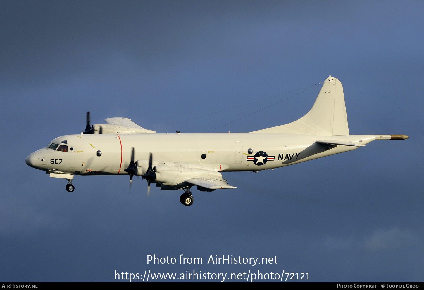 Aircraft Photo of 159507 | Lockheed P-3C Orion | USA - Navy | AirHistory.net #72121