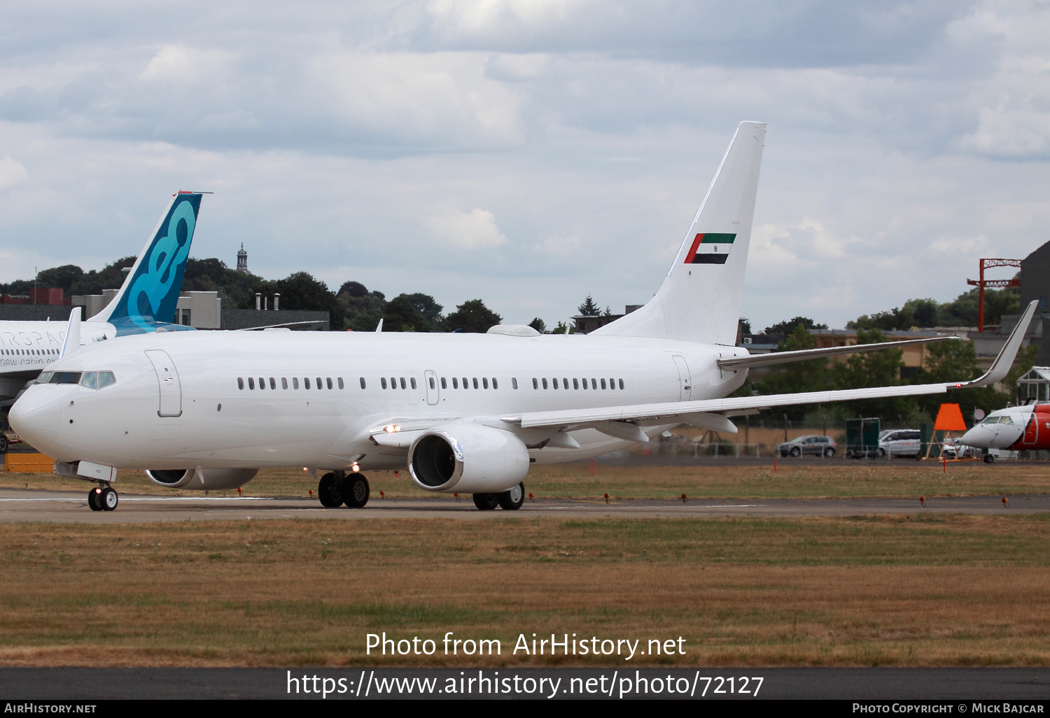 Aircraft Photo of A6-FZZ | Boeing 737-8KN | United Arab Emirates Government | AirHistory.net #72127