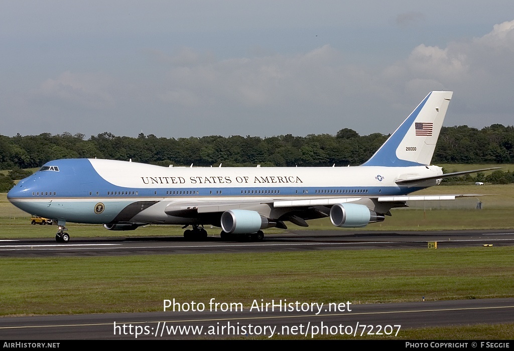 Aircraft Photo of 82-8000 / 28000 | Boeing VC-25A | USA - Air Force | AirHistory.net #72207