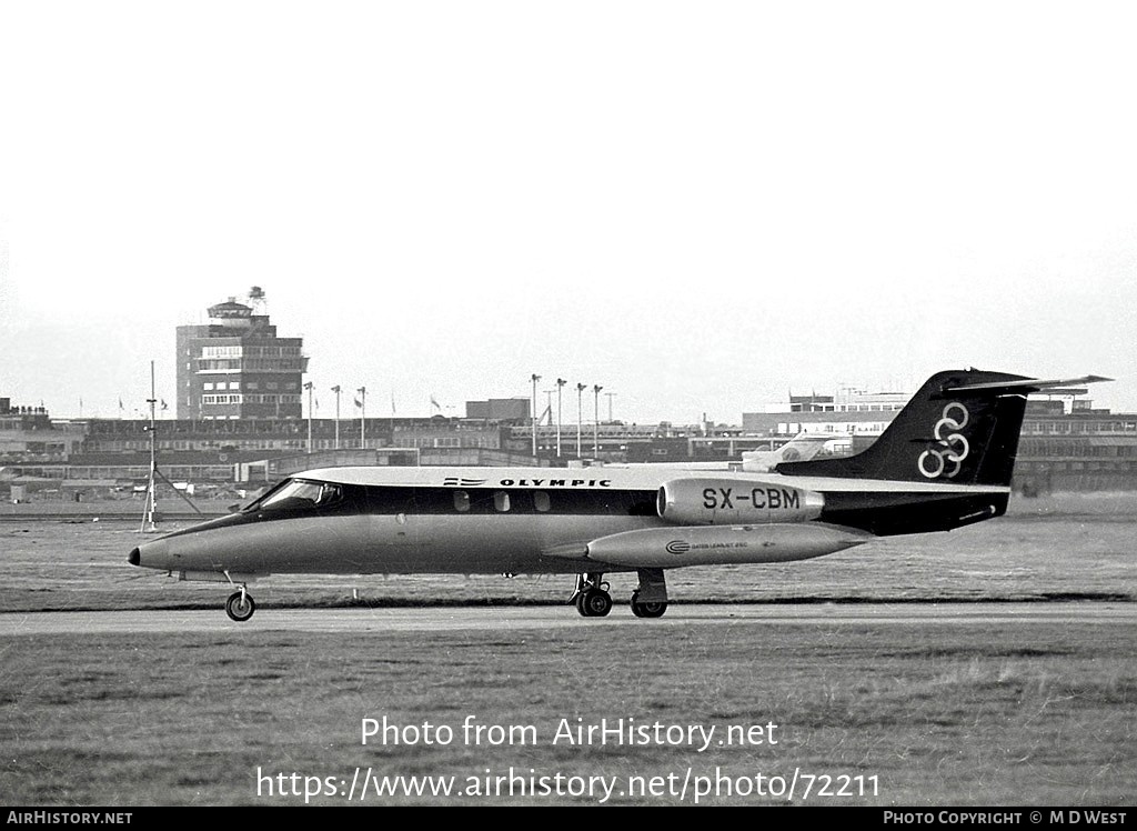 Aircraft Photo of SX-CBM | Gates Learjet 25C | Olympic | AirHistory.net #72211