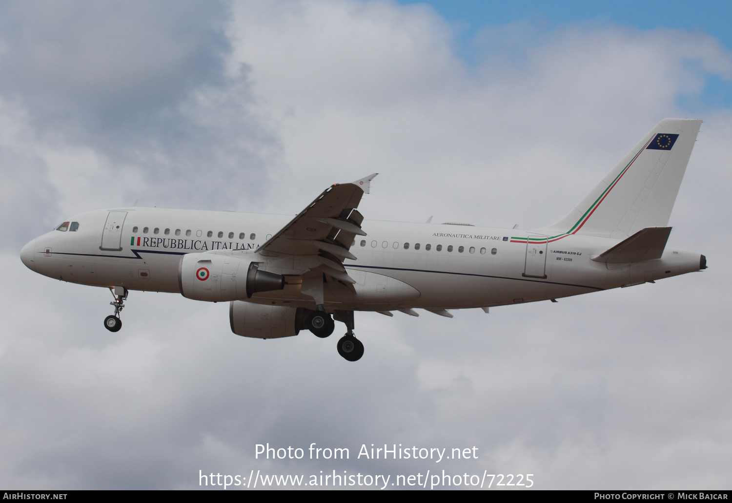 Aircraft Photo of MM66209 | Airbus A319-115 | Italy - Air Force | AirHistory.net #72225