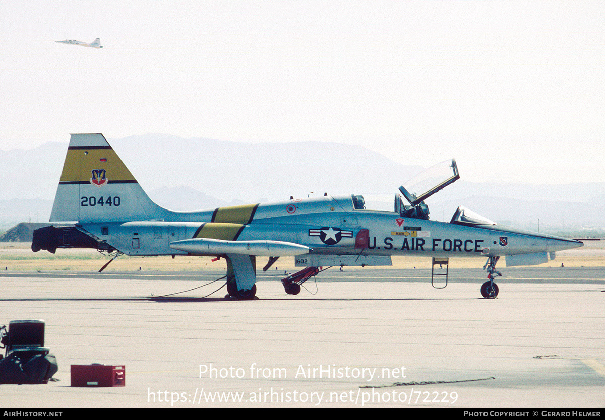 Aircraft Photo of 72-0440 / 20440 | Northrop F-5B Freedom Fighter | USA - Air Force | AirHistory.net #72229