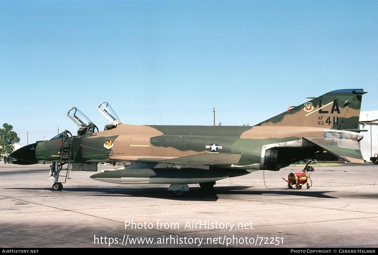 Aircraft Photo of 63-7411 / AF63-411 | McDonnell F-4C Phantom II | USA - Air Force | AirHistory.net #72251