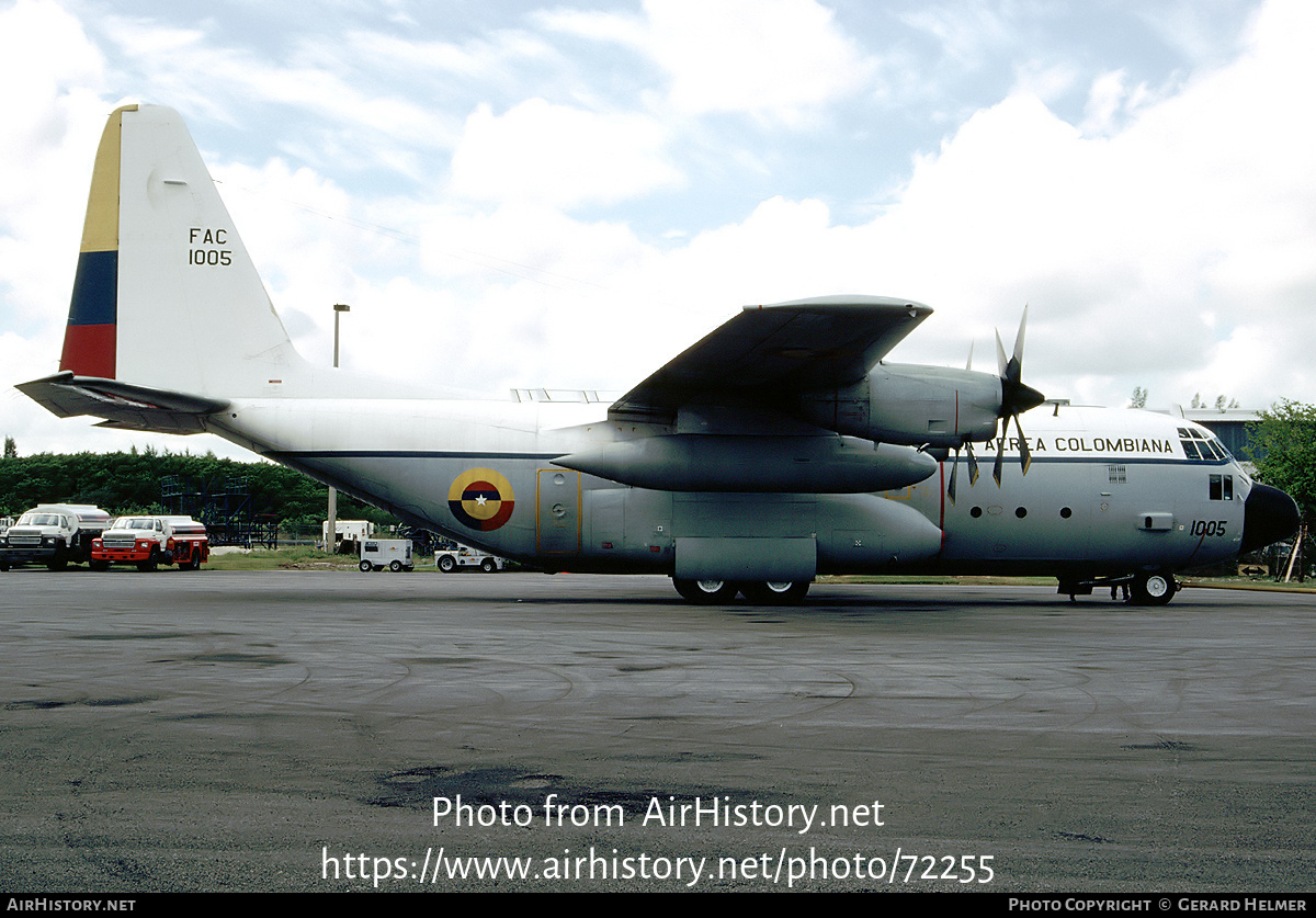 Aircraft Photo of FAC1005 | Lockheed C-130H Hercules | Colombia - Air Force | AirHistory.net #72255