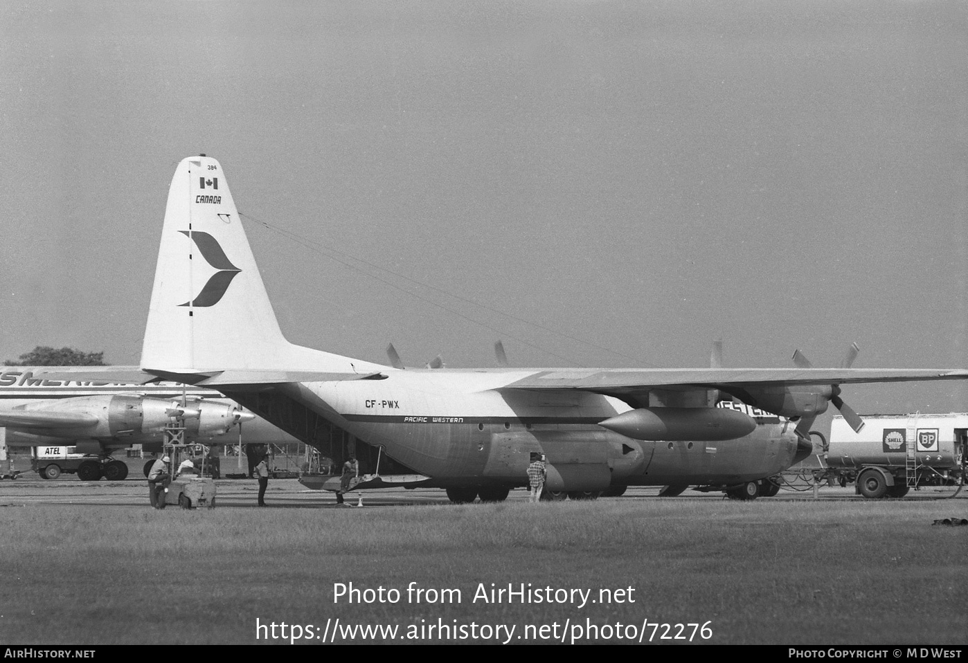 Aircraft Photo of CF-PWX | Lockheed L-100-20 Hercules (382E) | Pacific Western Airlines | AirHistory.net #72276