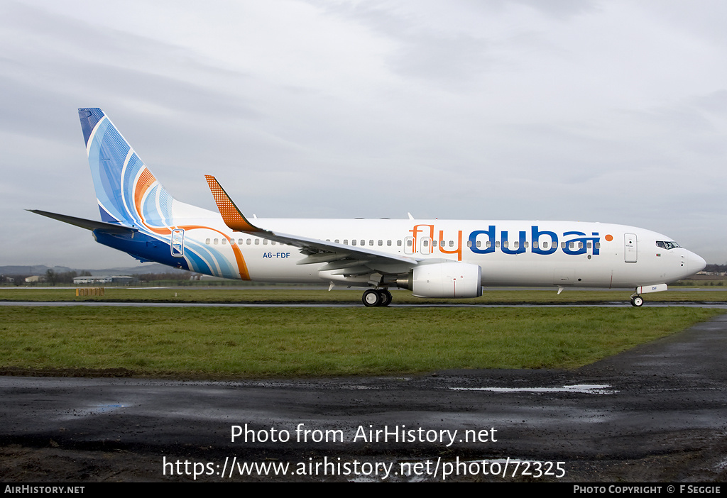 Aircraft Photo of A6-FDF | Boeing 737-8KN | Flydubai | AirHistory.net #72325