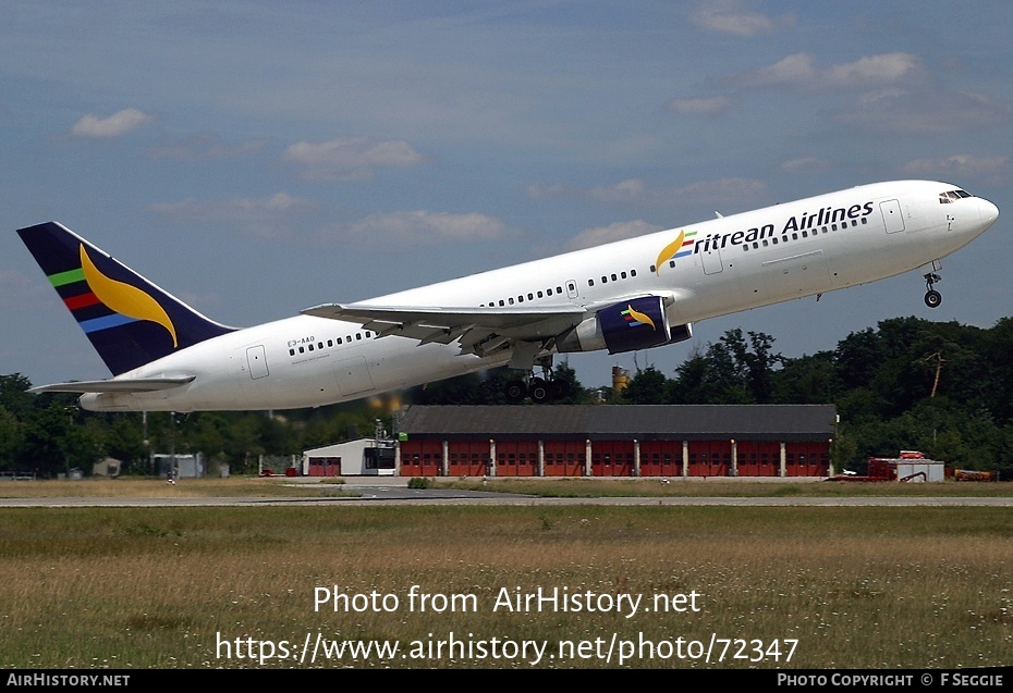 Aircraft Photo of E3-AAO | Boeing 767-366/ER | Eritrean Airlines | AirHistory.net #72347