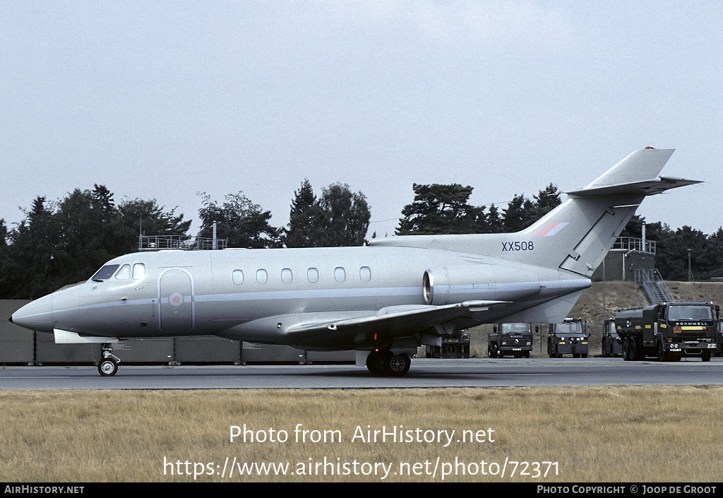 Aircraft Photo of XX508 | Hawker Siddeley HS-125 CC2A (HS-125-600B) | UK - Air Force | AirHistory.net #72371