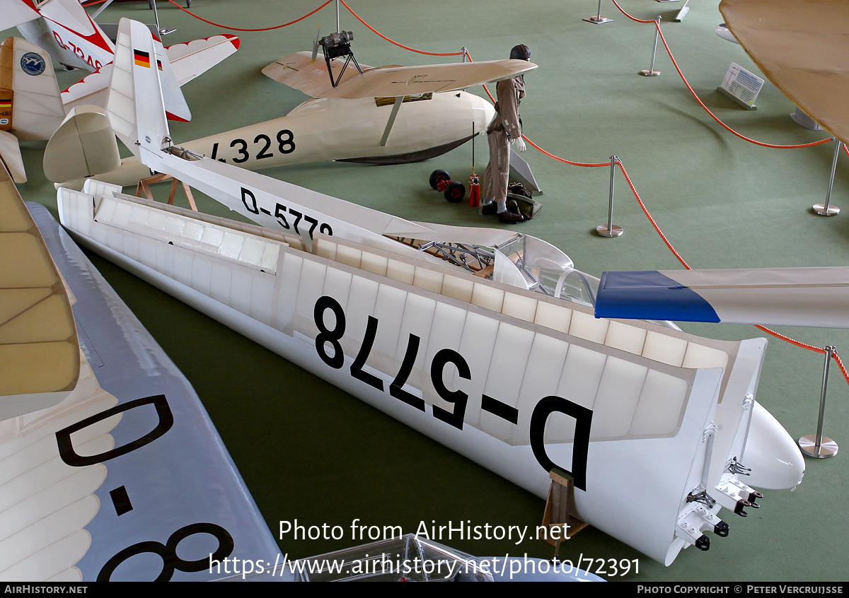 Aircraft Photo of D-5778 | Schleicher K-7 Rhönadler | AirHistory.net #72391