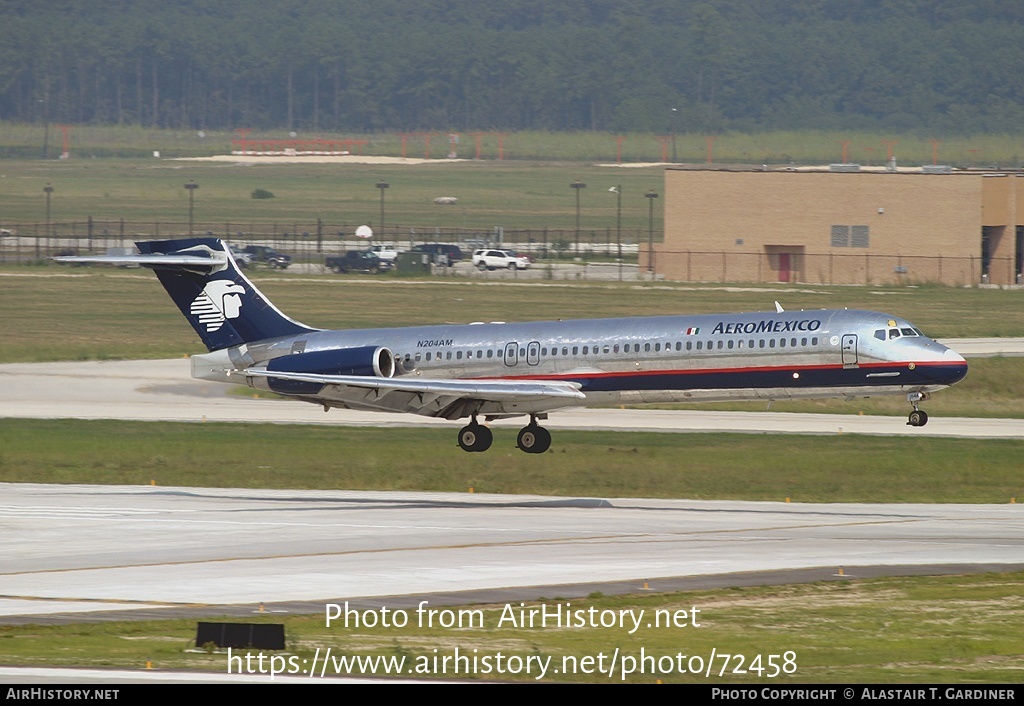 Aircraft Photo of N204AM | McDonnell Douglas MD-87 (DC-9-87) | AeroMéxico | AirHistory.net #72458