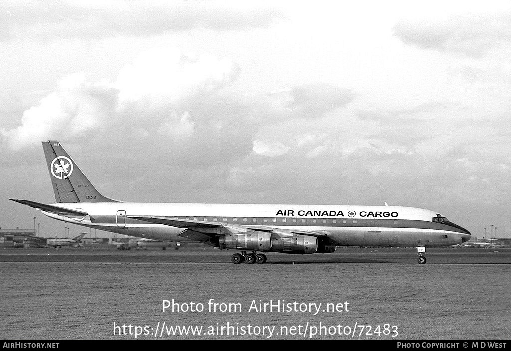 Aircraft Photo of CF-TJO | Douglas DC-8-54(F) | Air Canada Cargo | AirHistory.net #72483