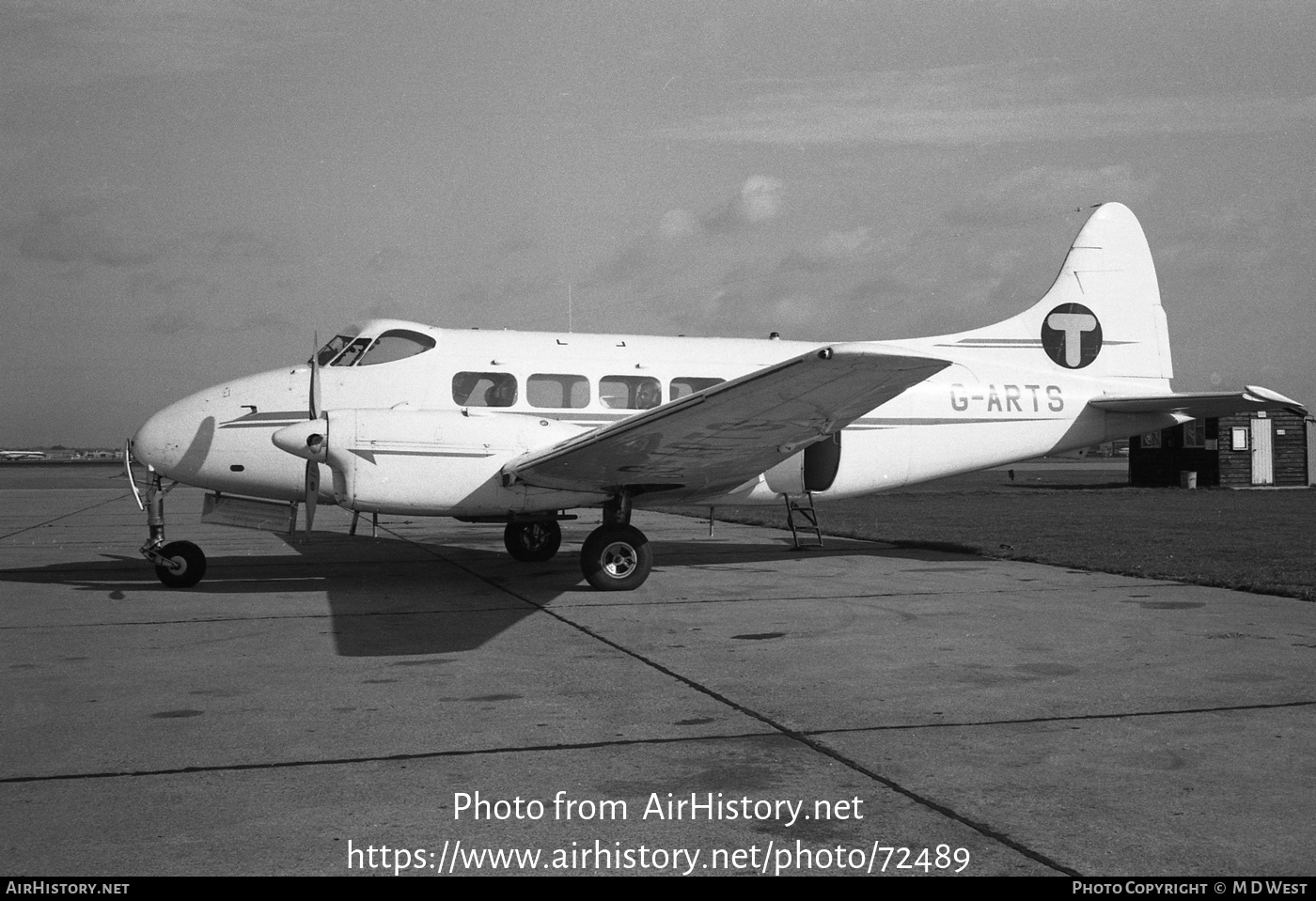 Aircraft Photo of G-ARTS | De Havilland D.H. 104 Dove 6 | Tyler Aviation | AirHistory.net #72489