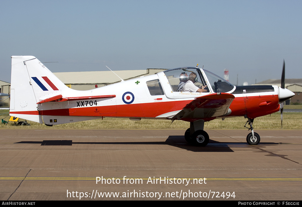 Aircraft Photo of G-BCUV / XX704 | Scottish Aviation Bulldog 120/122 | UK - Air Force | AirHistory.net #72494