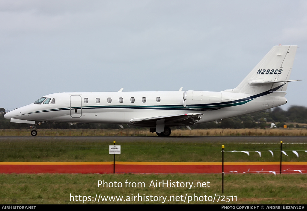 Aircraft Photo of N292CS | Cessna 680 Citation Sovereign | AirHistory.net #72511