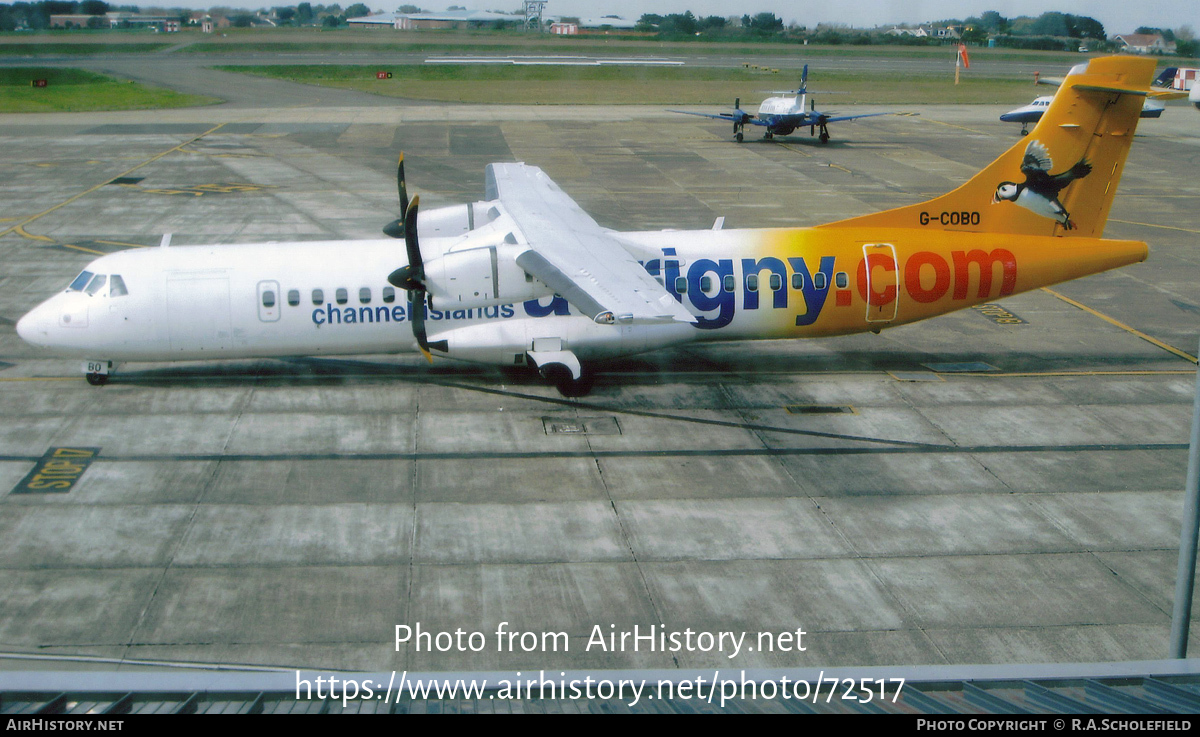 Aircraft Photo of G-COBO | ATR ATR-72-500 (ATR-72-212A) | Aurigny Air Services | AirHistory.net #72517