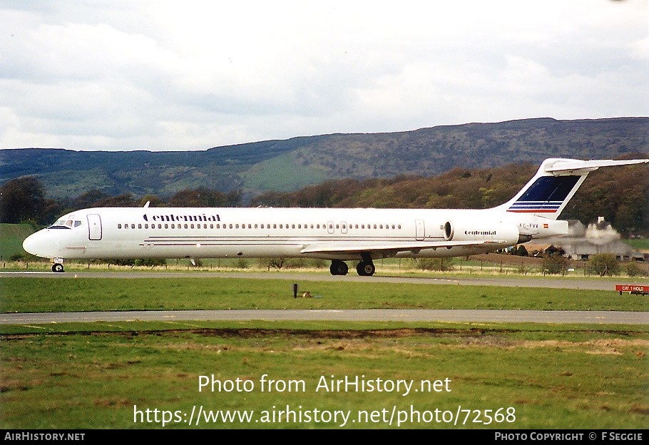 Aircraft Photo of EC-FVV | McDonnell Douglas MD-83 (DC-9-83) | Centennial Airlines | AirHistory.net #72568