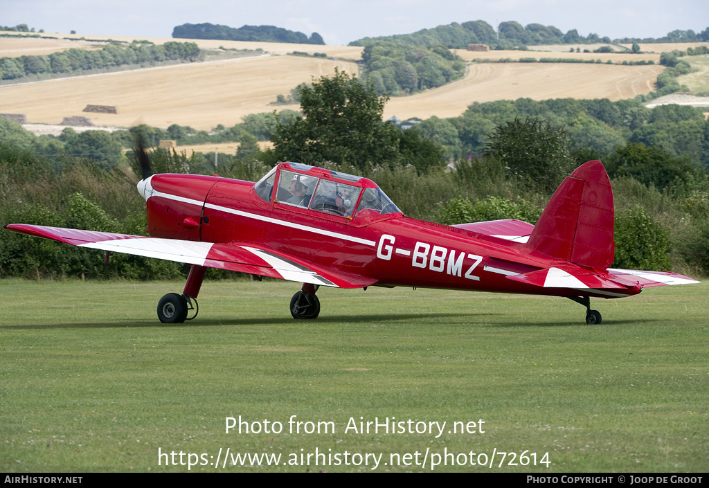 Aircraft Photo of G-BBMZ | De Havilland DHC-1 Chipmunk Mk22 | AirHistory.net #72614