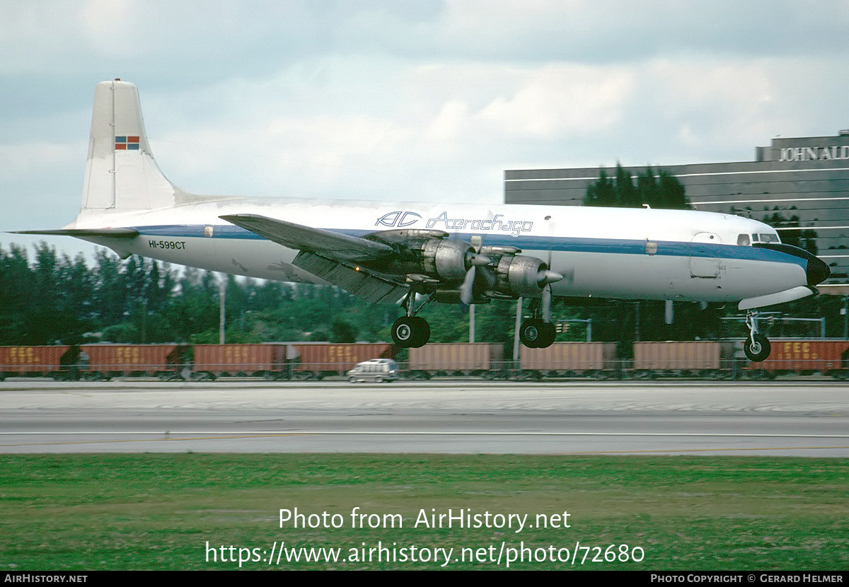 Aircraft Photo of HI-599CT | Douglas DC-7C(F) | Aerochago | AirHistory.net #72680