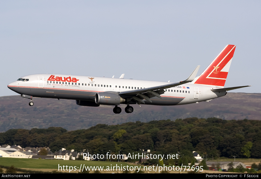 Aircraft Photo of OE-LNS | Boeing 737-8Z9 | Lauda Air | AirHistory.net #72695