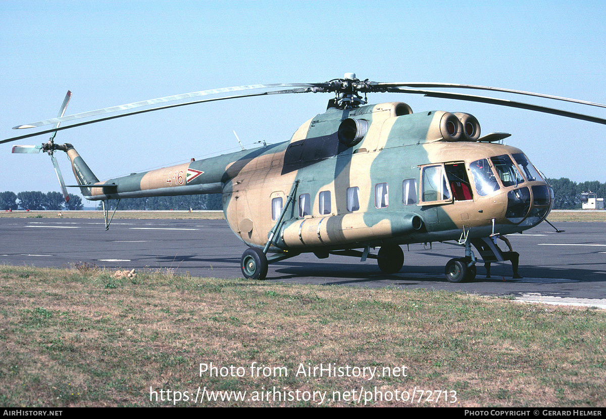 Aircraft Photo of 416 | Mil Mi-8S | Hungary - Air Force | AirHistory.net #72713