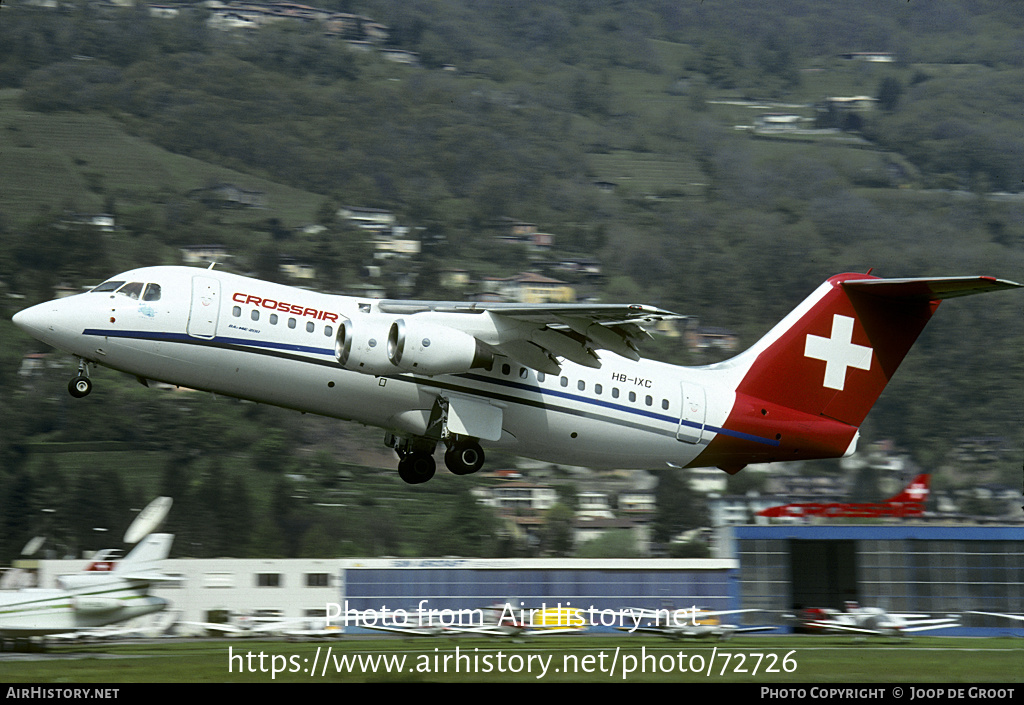 Aircraft Photo of HB-IXC | British Aerospace BAe-146-200 | Crossair | AirHistory.net #72726