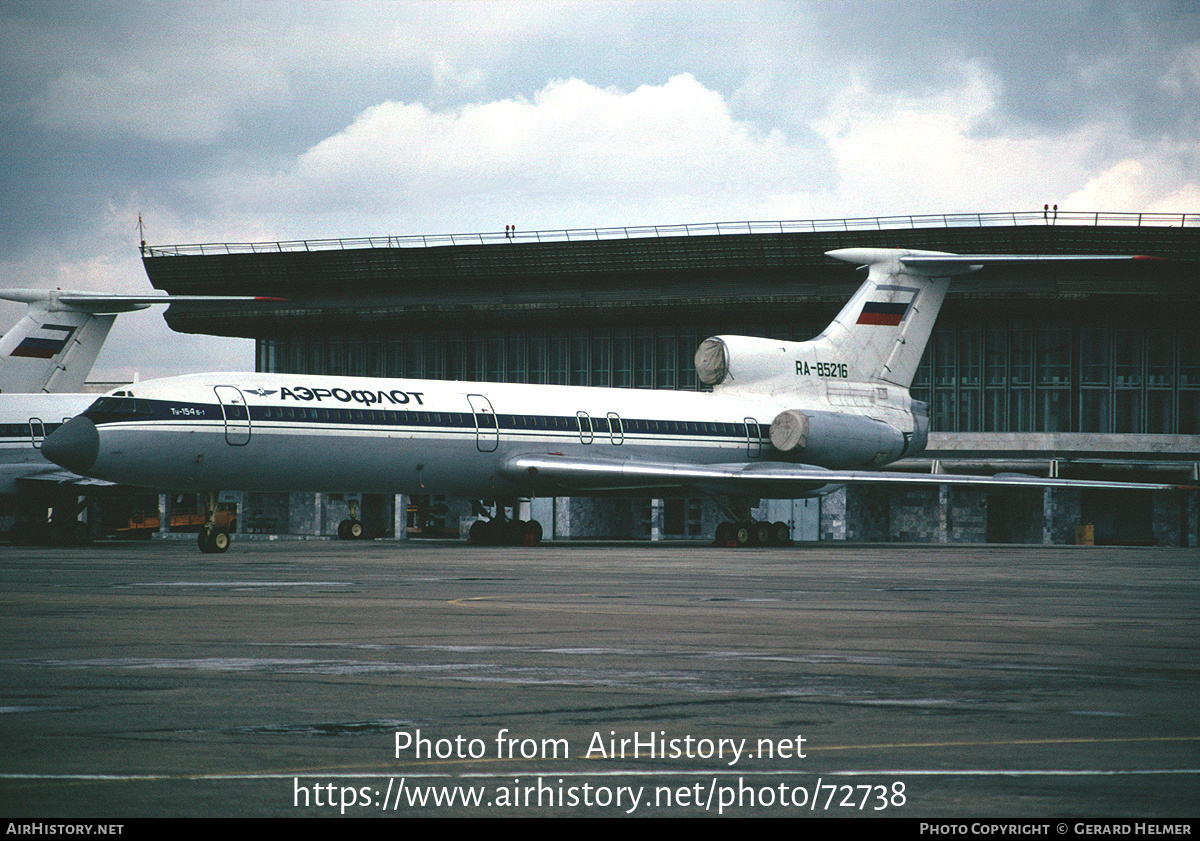 Aircraft Photo of RA-85216 | Tupolev Tu-154B-1 | Aeroflot | AirHistory.net #72738