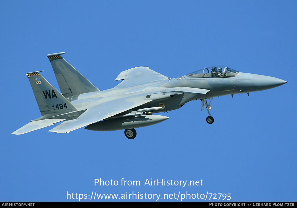 Aircraft Photo of 78-0484 / AF78-484 | McDonnell Douglas F-15C Eagle | USA - Air Force | AirHistory.net #72795